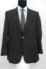 Ravazzolo 2Btn Men s Blazer Sport Coat Wool Cashmere Blend Brown Blue Check 42L