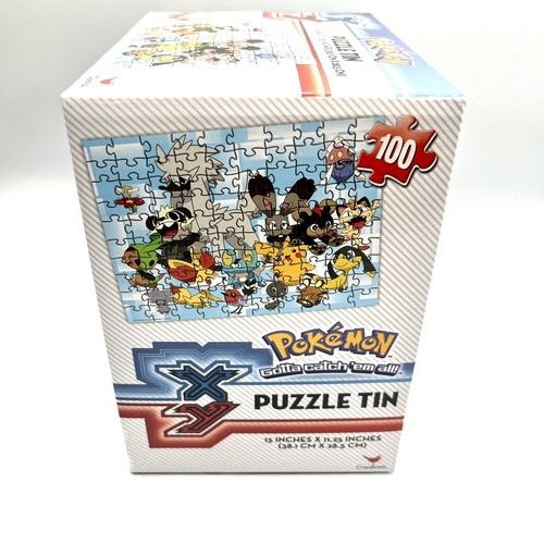 Pokemon XY Ball Puzzle Tin Red White 100 Pieces Greatball Eeveelutions & Pikachu - Picture 3 of 6