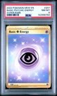 2023 POKEMON MEW EN-151 HYPER RARE #207 BASIC PSYCHIC ENERGY PSA 8