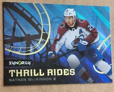 2022-23 Synergy #TR-10 Nathan MacKinnon Thrill Rides Colorado Avalanche 