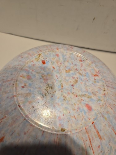 Vintage BROOKPARK White Splatter/Confetti Large Mixing Bowl - Picture 4 of 5