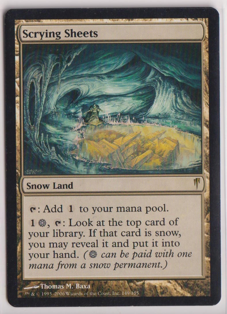 MTG Scrying Sheets Coldsnap Regular