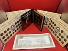 Lincoln Wheat Penny Set 1939-1958 Albums + Folder & COA Lot