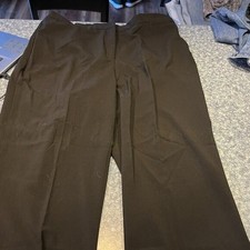 Maggie Barnes stretch black dress pants 16W