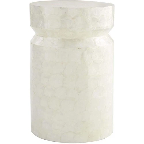 Cyan Design 11573 Triton 24 X 15.75 inch White Side Table - Picture 1 of 5