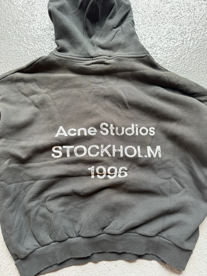 Acne Studios Hoodie Size Small Black - Image 2 of 4