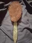 Vintage green hairbrush — photo 1
