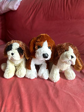 Webkinz Lil'Kinz Plush Dogs Lot of 3 Basset Hound St. Bernard Beagle no codes