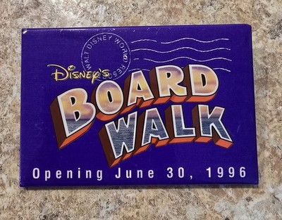 1996 Disney Boardwalk Opening Pin