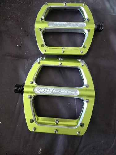 SPANK SPOON GREEN PEDALS FOR BIKE BICYCLE  - Afbeelding 6 van 6