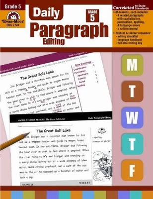 Daily Paragraph Editing, Grade 5 Teacher Edition - Evan-Moor Educational Publ...