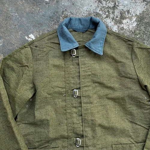 Vintage 60s 70s unworn ussr soviet welder miner brezent heavy work jacket image 2