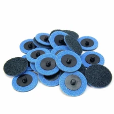 SATC 50PCS 2 inch Surface Conditioning Discs Roll Lock Die Grinder Sanding Pads