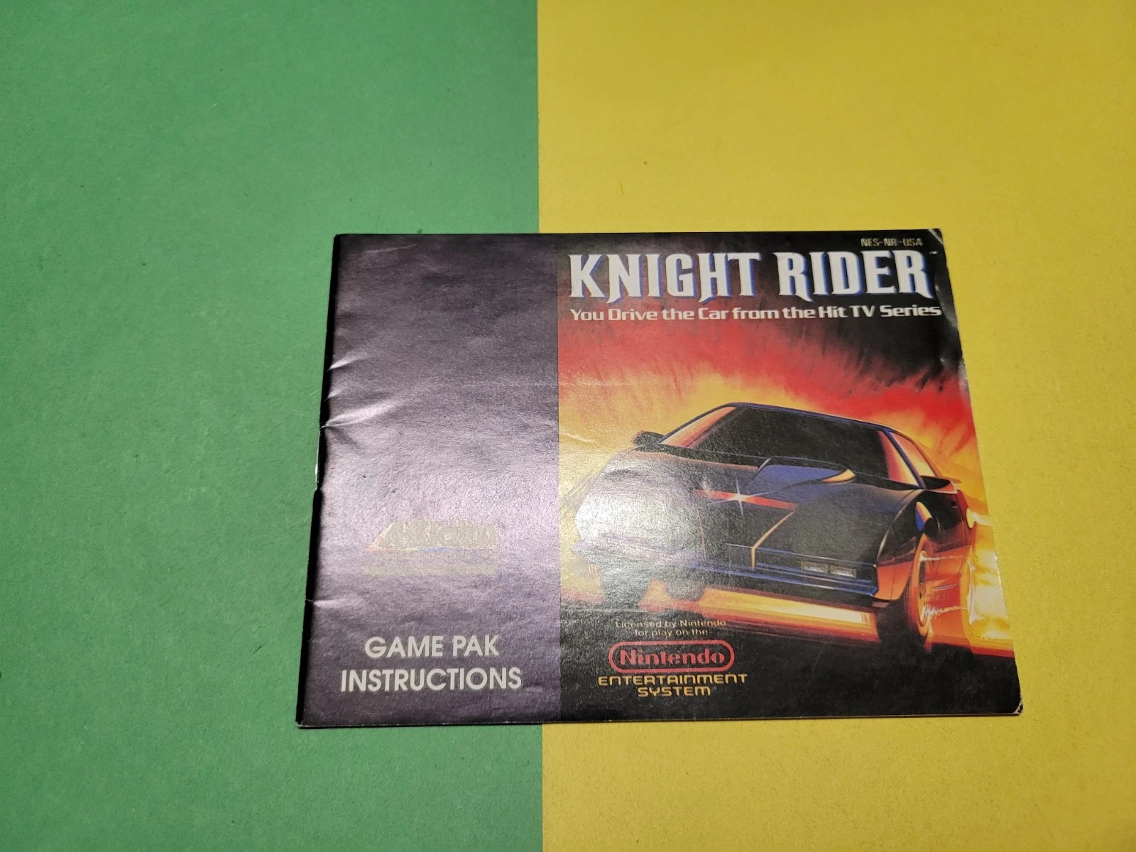 Knight Rider (Nintendo NES) Booklet / Manual Only