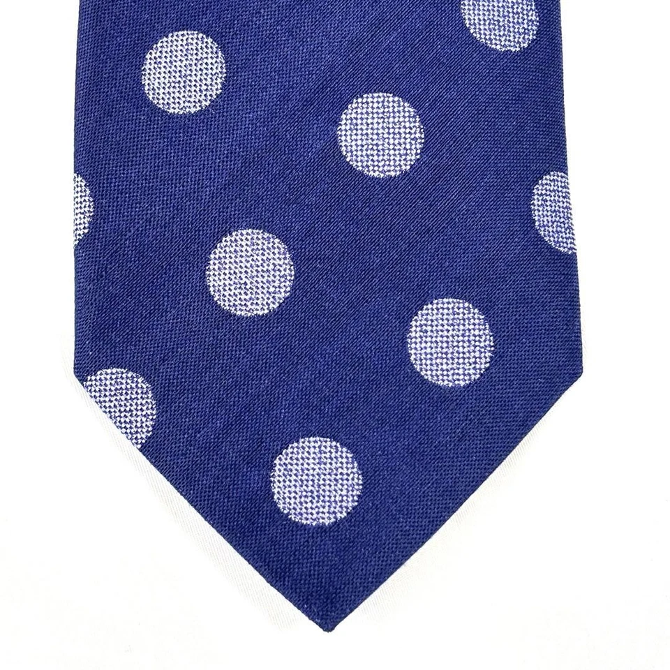 Gravata TOM FORD de seda linho roxo 3,5" de largura feita na Itália designer de luxo - Imagem 2 de 4