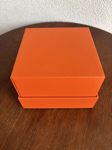 HERMES Clipper watch empty box links ribbon booklet certificate orange mzmr A - Picture 8 of 14