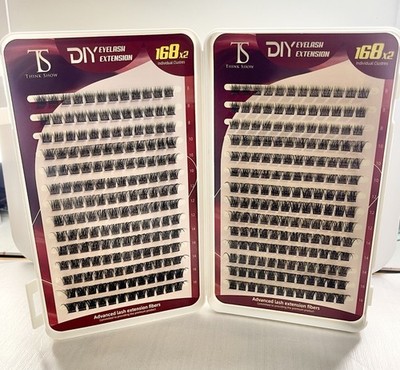 TS Think Show Mink Diy Eyelash Cluster Extensions 168 x2  (8-16mm) 