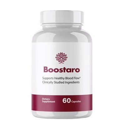 Boostaro Blood Flow Capsules Support Blood Circulation Testosteron Supplement