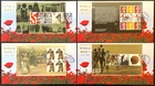 GB WW1 Centenary 2015 Buckingham Prestige Booklet First Day Cover Set of 4
