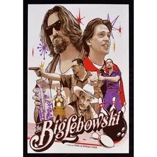Poster The Big Lebowski Big Joel Coen Jeff Bridges Fargo Buscemi CAT3