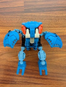 Lego #8562 Bionicle Gahlok 100% Comp W/ Orange Krana Mask 42042su & Green Band!