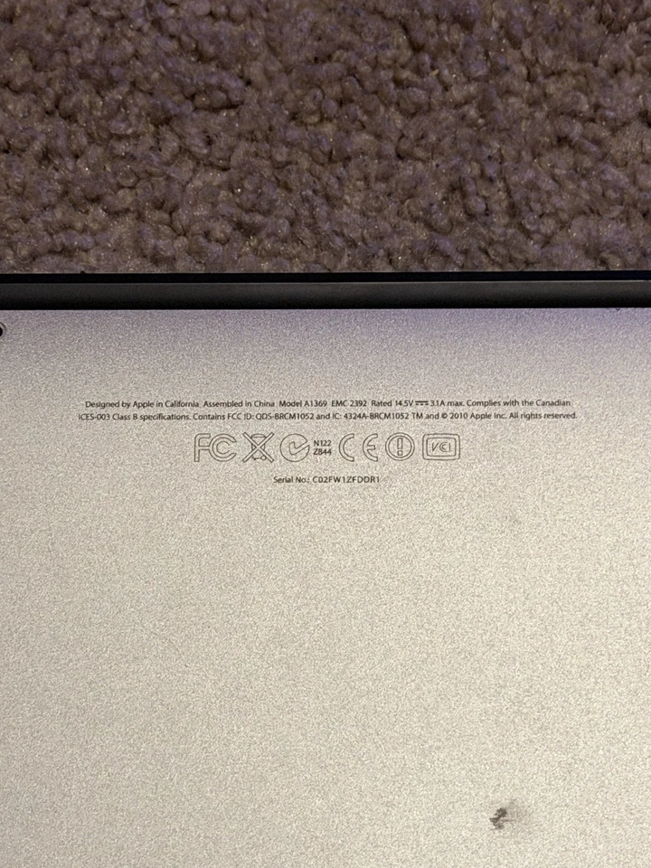 Apple MacBook Air 13 pulgadas finales de 2010 Core 2 Duo Intel Foto 4 de 4