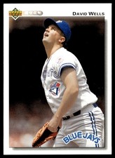 1992 Upper Deck David Wells Toronto Blue Jays #116