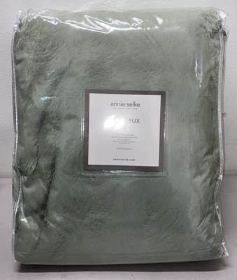 PINE CONE HILL Annie Selke Co Throw 50x70 Color: Mineral