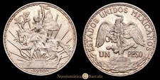 México 1 Peso (27,02g) 1910 México KM-453 EBC-