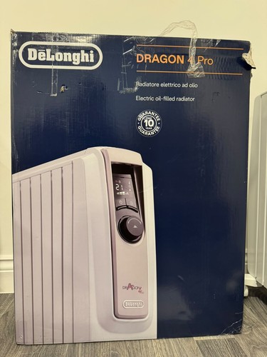 Delonghi TRDSX40820E.WB 2kW Dragon 4 Pro Digital Oil Filled Radiator -Eco Mode