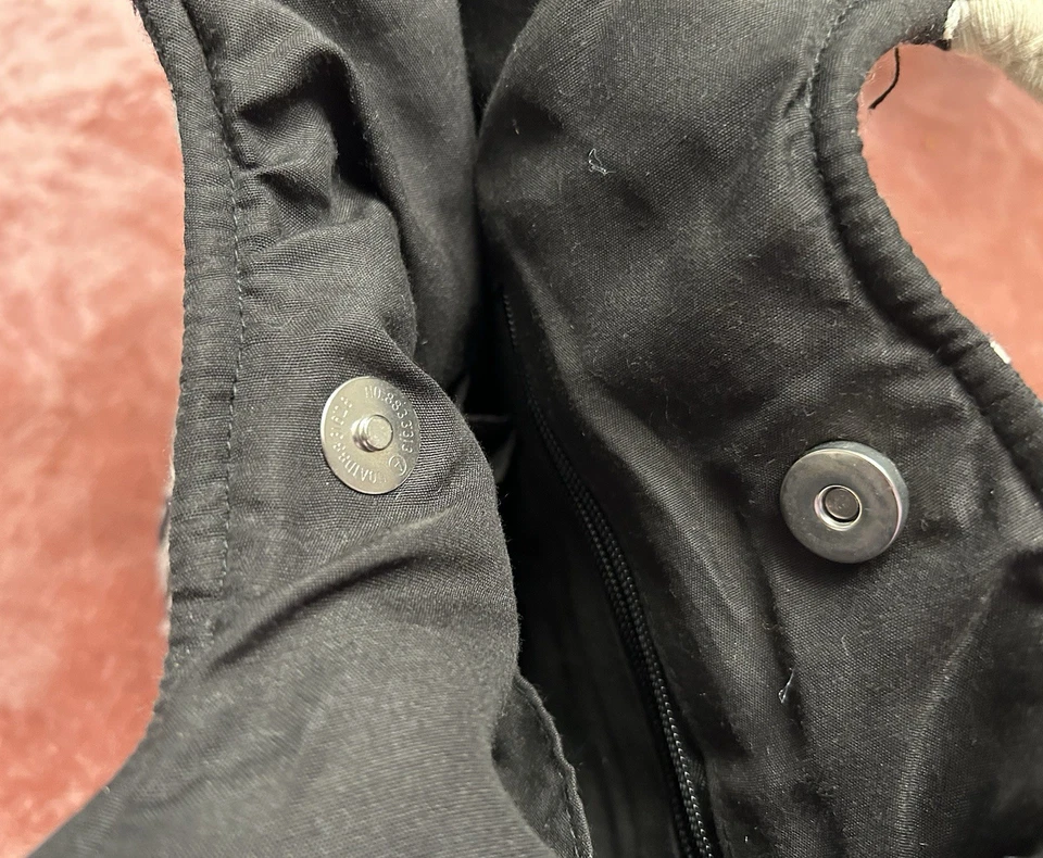 Шикарный черный и синий геометрический сумка с короткими ручками сделано в Индии размер OS - Изображение 4 из 4