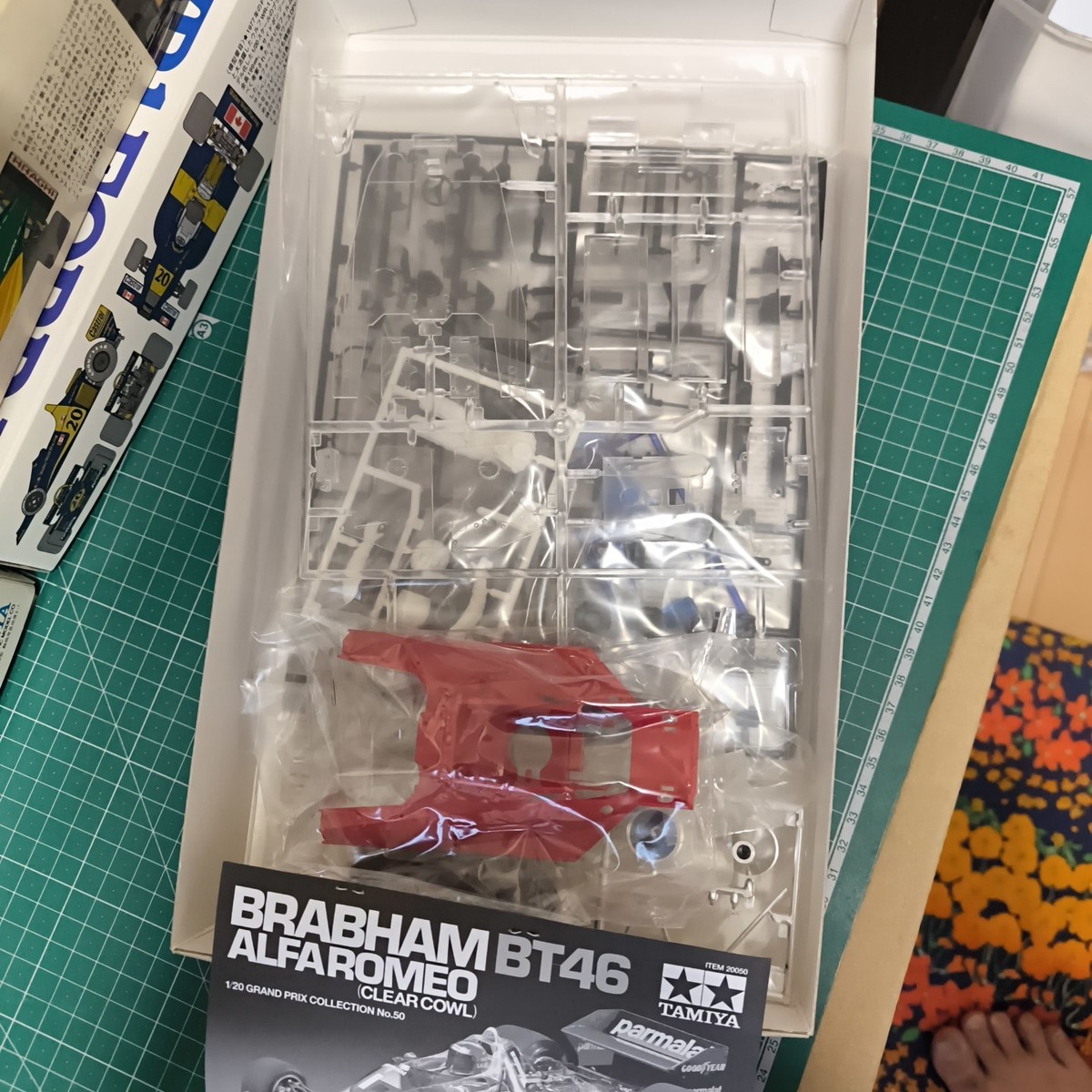 タミヤ 1/20 ブラバム・アルファロメオ BT46 クリアーカウルバージョン TAMIYA 1/20 Brabham BT46 Alfa Romeo Clear Cowl Assembly