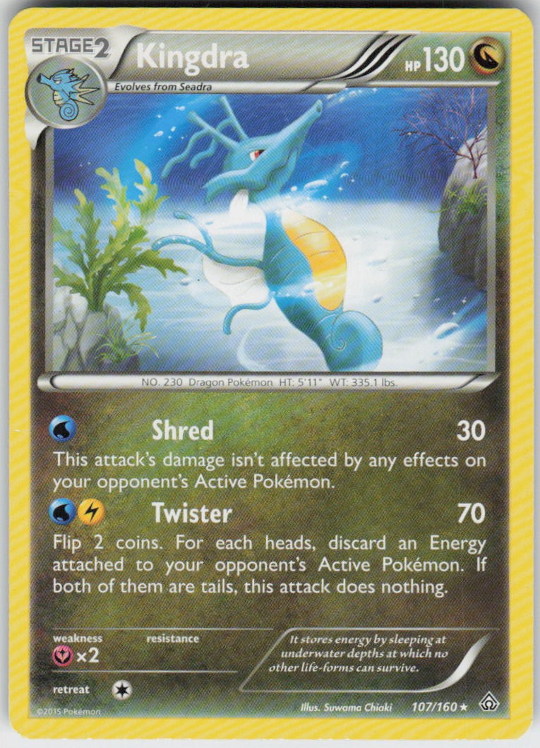 KINGDRA 107/160 PRIMAL CLASH POKEMON RARE LP