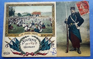SOUVENIR du 123ème R.I. de LA ROCHELLE 1910