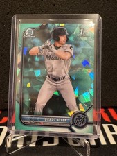 Brady Allen 2022 Bowman Chrome Sapphire 1st Prospect Aqua Refractor /55 #BCP-36