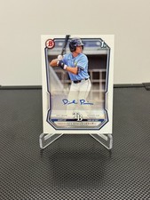 2026 Bowman Baseball Daniel Pierce 1st Paper Auto #BPA-DP Prospect Rays