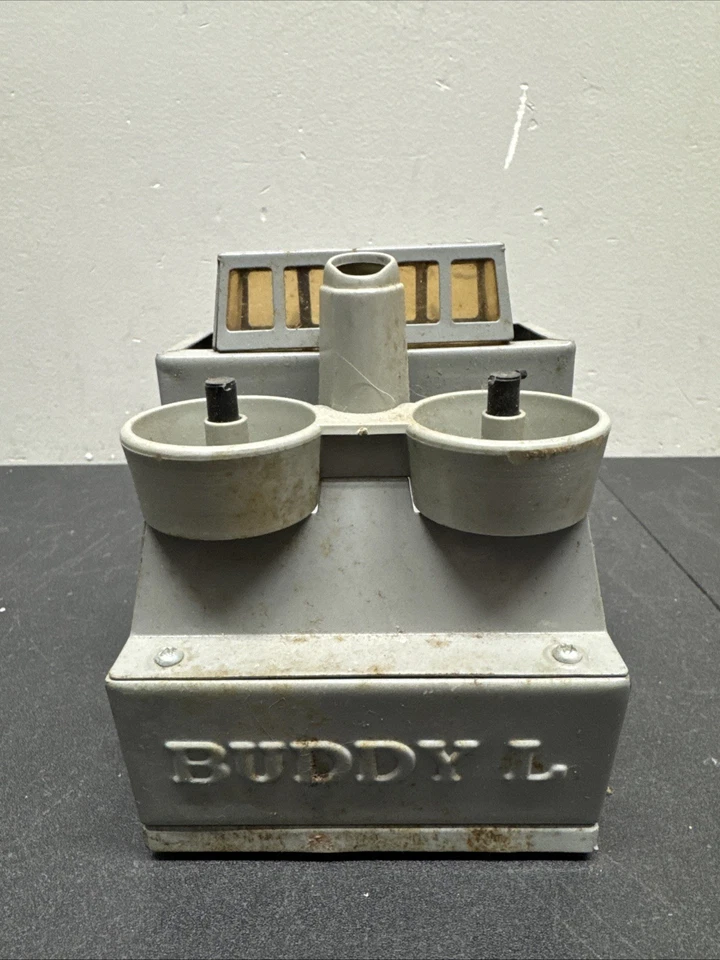 Винтажный Buddy L игрушка армия берег посадочный модуль лодка темно-синий WW2 1960-х металлический аукцион #2 - Изображение 3 из 4