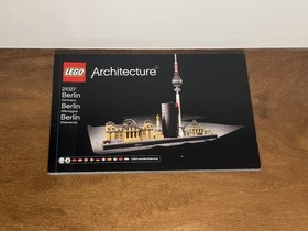 LEGO Architecture Berlin (21027) - COMPLETE with Box & Manual