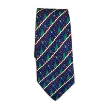  Hermes Winter Theme Silk Necktie