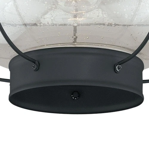 Chatham 1-Light Outdoor Ceiling in Coastal and Globe Style 12 Inches Tall and 13 - Picture 4 of 10