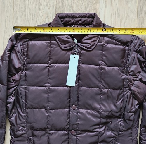 (NWT) J.Lindeberg Overshirt Down Jacket - Burgundy - S - Picture 11 of 16
