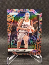 2024 Panini Prizm WNBA #21 Cynthia Cooper-Dyke Snakeskin Prizm SP Case Hit