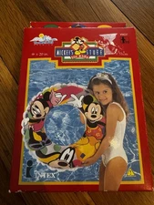 Vintage The Wet Set Intex Disney Mickey And Friends Swim Ring NEW 20’’ 58237
