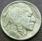 US 1920 Buffalo Nickel  **
