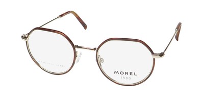 NEW MOREL 1880 60161M EYEWEAR GEOMETRIC FRANCE FULL-RIM BROWN PLASTIC PT08