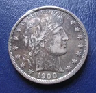 1900 XF BARBER HALF DOLLAR
