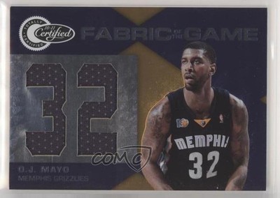 2010-11 Panini Totally Certified Jersey Number 16/299 OJ Mayo #25 l8x