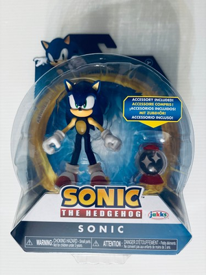 #ad #ad Sonic the Hedgehog Sonic amp; Invincible Item Box 4 Inch Figure by Jakks Pacific $12.99