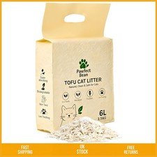 Rapid Clumping Tofu Cat Litter Eco Friendly Low Tracking Milk Aroma 6L 2.5kg 8.80 per kilo