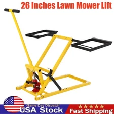 26 Inches Lawn Mower Lift Lawn Mower Lift with Hydraulic Jack for ATVs Repairs 